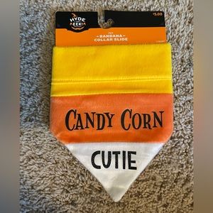 Hyde and Eek! Boutique Pet Halloween Candy Corn Bandana Collar Slide